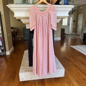 Liberty House of Hawaii Vintage Prairie House Dress Floral Size 4